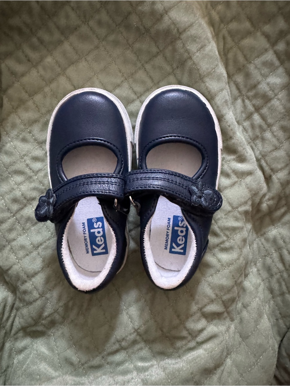 Keds Navy Blue Kids Slip-On Sneakers